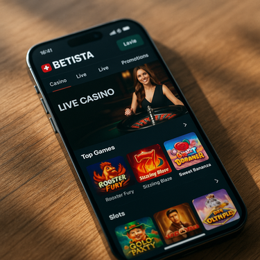 Betista Casino - Mobile Ansicht - Responsive Design für Schweiz